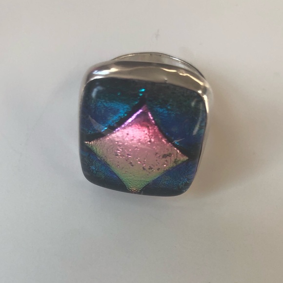 Dichroic Silver Ring - Picture 9 of 14